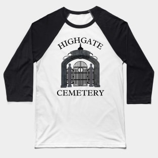 Highgate Cemetery Baseball T-Shirt